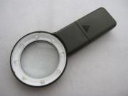 High Density Plastic Multifunctional 8 Led Photoelectricity Magnifying Glass