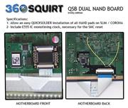 360 SQUIRT QSB DUAL NAND PCB Board & SMC Reset Concept *Trinity* 02