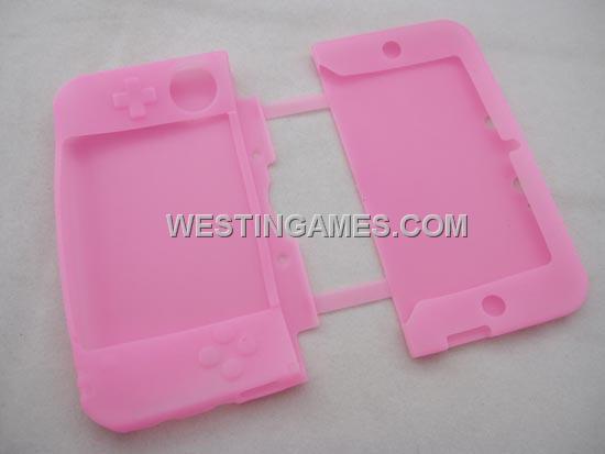 Silicone Sleeve Case for 3DSLL/ 3DS XL Console - Pink