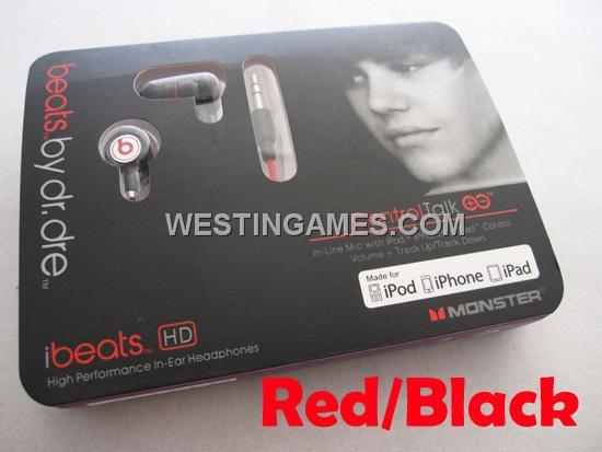 Cheap iBeats Beats by Dr.Dre In- Ear Headphone without Control Volume - Black