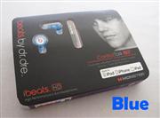 Cheap iBeats Beats by Dr.Dre In- Ear Headphone without Control Volume - Blue