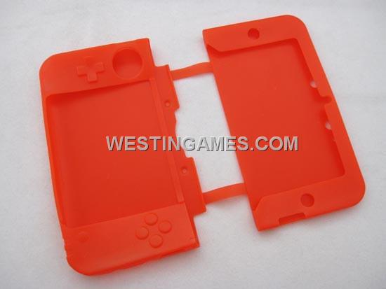 Silicone Sleeve Case for 3DSLL/ 3DS XL Console - Red