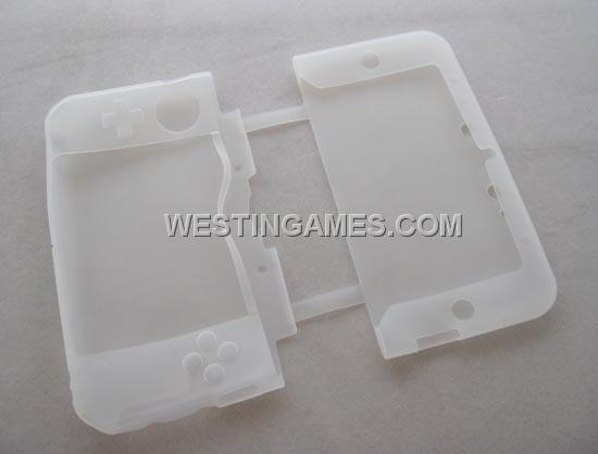 Silicone Sleeve Case for 3DSLL/ 3DS XL Console - White