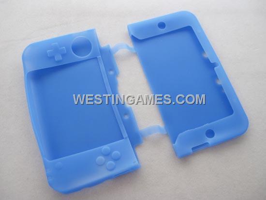 Silicone Sleeve Case for 3DSLL/ 3DS XL Console - Deep Blue