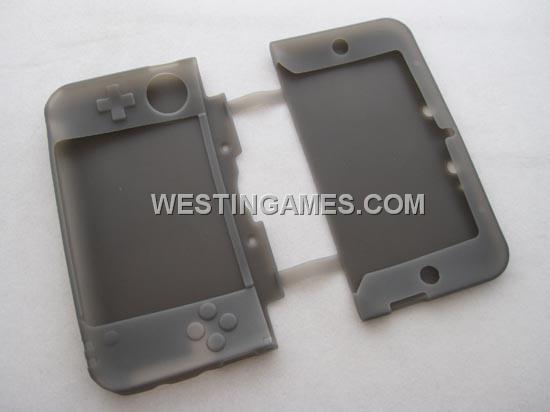 Silicone Sleeve Case for 3DSLL/ 3DS XL Console - Grey