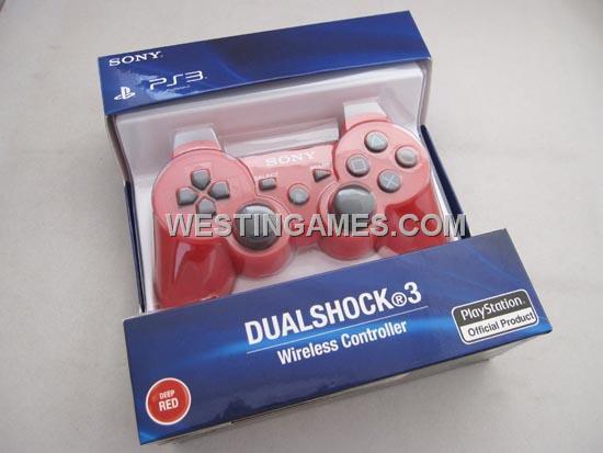 Bluetooth Wireless Controller New Blister Packing for Sony PS3 US Version - Red