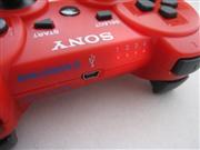 Bluetooth Wireless Controller New Blister Packing for Sony PS3 US Version - Red 04