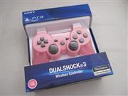 Bluetooth Wireless Controller New Blister Packing for Sony PS3 US Version - Pink
