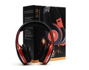 Soul by Ludacris SL150 Pro Hi-Definition On-Ear Headphones - Red/Black 03