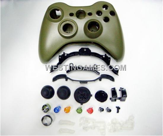 Replacement Housing Shell Case for New XBOX360 Wireless Controller - Army Green