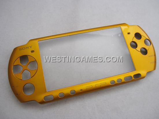 Replacement Faceplate Cover for SONY PSP 3000/Slim -Gold