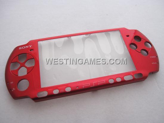 Replacement Faceplate Cover for Sony PSP 3000/Slim - Red