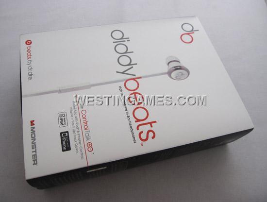 Monster Beats Diddy Beats In earphone Headphones with Control Talk - White