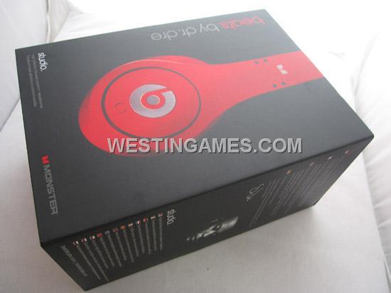 Monster Beats by Dr. Dre Studio Over-Ear Headphone Quality Sound - Red (A Grade)