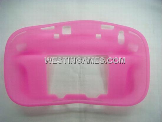Protective Silicon Case for Wii U GamePad Controller - Pink