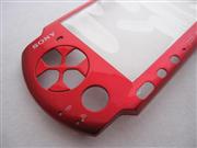 Replacement Faceplate Cover for Sony PSP 3000/Slim - Red 03