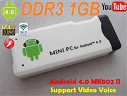 New MK802 Android 4.0 Mini PC Google TV Player w/ WiFi / 1.5GHz 1G RAM 4G ROM / HDMI - White/Black