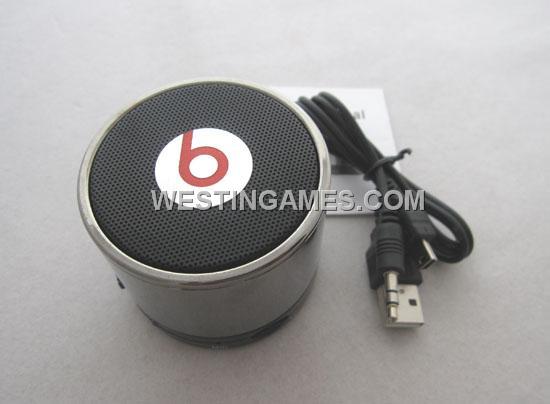 S10 Monster Beats by Dr Dre Mini Bluetooth Speaker Beatbox - Brilliant Black