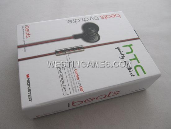 Beats by Dr. Dre Monster iBeats Earphone Headphones with Remote and Mic for HTC / iPhone - Black
