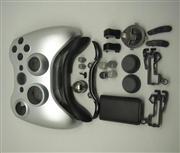 New Xbox 360 Wireless Controller Shell Housing Case with Rotating/ Transforming D-Pad - Silver