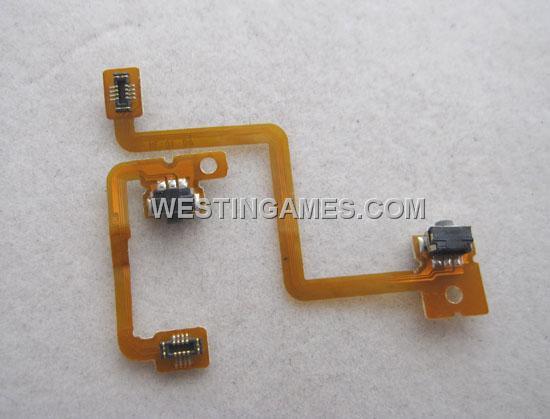 OEM Right/Left Shoulder Buttons Switch Flex Cable Set for 3DS