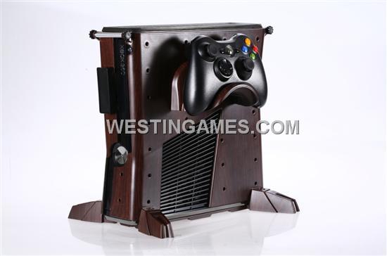 Wooden Style Replacement Housing Shell Case Limit for Xbox 360 Slim Console