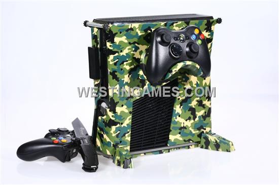 Camouflage Style Replacement Housing Shell Case Limit for Xbox 360 Slim Console