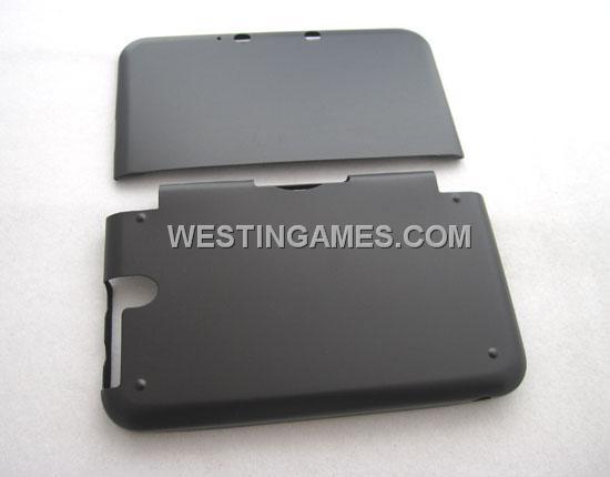 Protective Aluminum Case with Inner Cloth for 3DSLL/ 3DS XL - Black