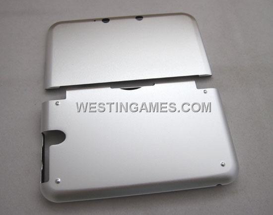 Protective Aluminum Case with Inner Cloth for 3DSLL/ 3DS XL - Silver