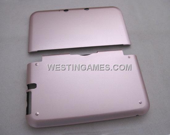Protective Aluminum Case with Inner Cloth for 3DSLL/ 3DS XL - Pink