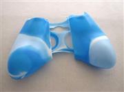 Silicone Protective Case for Xbox 360 Controller Blue/White (Nude Packs) 02