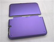 Protective Aluminum Case with Inner Cloth for 3DSLL/ 3DS XL - Purple