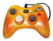 USB 2.0 DualShock Vibration Joystick Controller Flaw Baking Varnish for PC / Laptop - Yellow 02