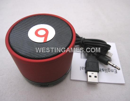S10 Monster Beats by Dr Dre Mini Bluetooth Speaker Beatbox - Red