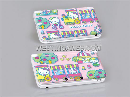 Crystal Epoxy Skin Sticker Colourful for 3DS LL/XL Console - 222 Themes