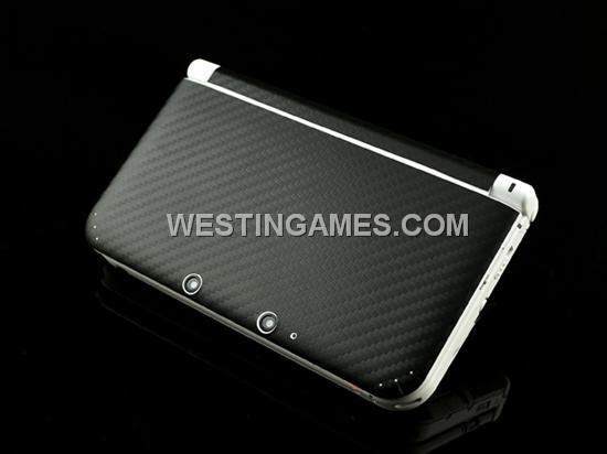 Carbon Fiber Skin Sticker for 3DS LL/XL Console - 4 Colors