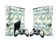Crystal Epoxy Skin Sticker Colourful for XBOX 360 Slim Console w/ 2 Controller Skin - 246 Themes 03