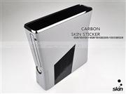 Complete Carbon Fiber Skin Sticker for XBOX360 Slim Console & Controller - Black/Silver 05