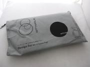 Protective Soft Case Cloth Bag for WII U Gamepad - Black/Blue 04