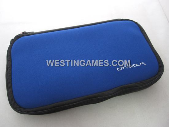 Protective Soft Case Cloth Bag for WII U Gamepad - Blue/Black