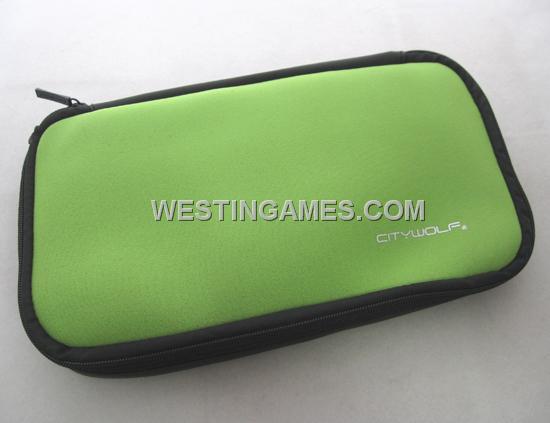 Protective Soft Case Cloth Bag for WII U Gamepad - Green/Black