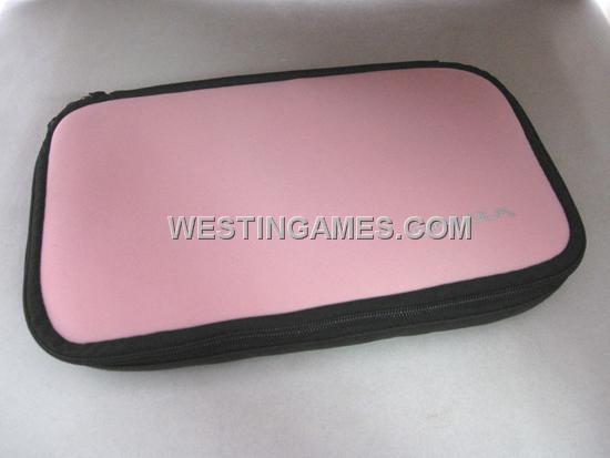 Protective Soft Case Cloth Bag for WII U Gamepad - Pink/Green
