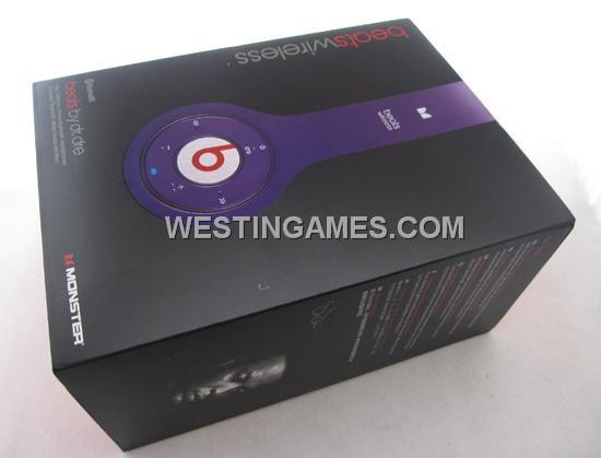 Monster Beats by Dr. Dre Wireless High Definition Stereo Bluetooth Wireless Headphones - Purple