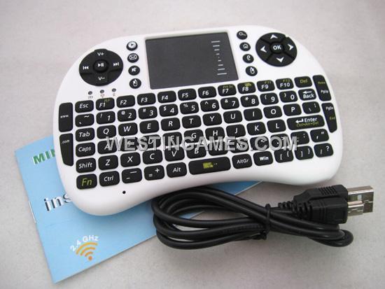 2.4G Multi Media 92Key Mini Wireless Keyboard Mouse Combo for HTPC / PC / Android /XBOX360 Device