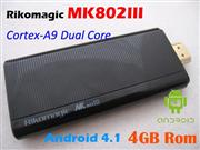 RikoMagic Android 4.1 Mini Android Google TV MK802 III RK3066 Dual Core 4GB ROM