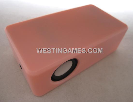 Wireless Interaction Audio Amplifying Speaker for iPhone 4S/HTC/Samsung & Other Phone - Pink