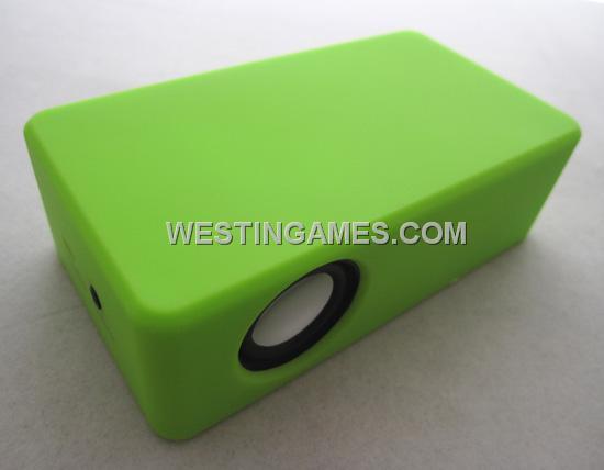 Wireless Interaction Audio Amplifying Speaker for iPhone 4S/HTC/Samsung & Other Phone - Green