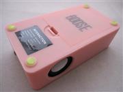 Wireless Interaction Audio Amplifying Speaker for iPhone 4S/HTC/Samsung & Other Phone - Pink 02