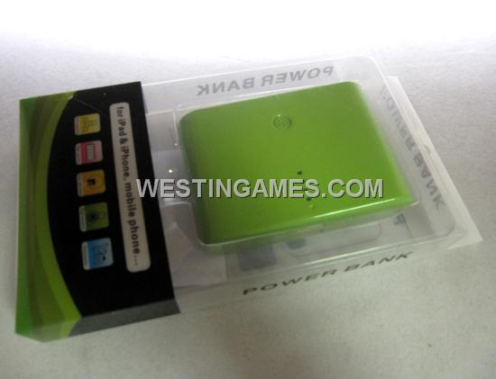 12000mAh External Power Bank Quality Charger for Mobile Phone iPhone iPad / Galaxy/ HTC/ PSP - Green 06