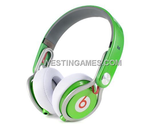 Monster Beats By Dr Dre mixr High Performance Professional Headphones - Green (A Grade)